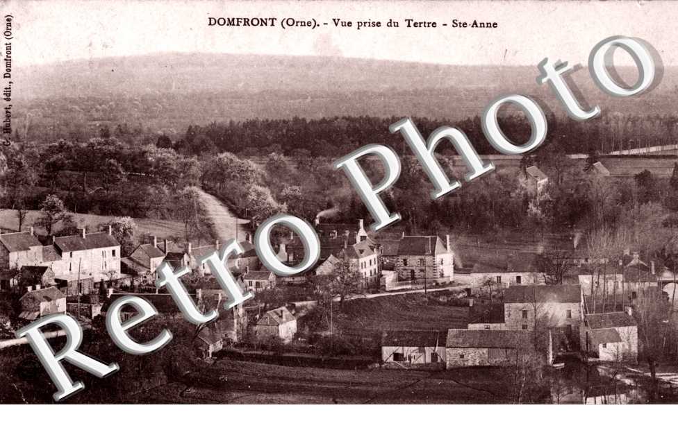 vue prise du Tertre  Sainte-Anne