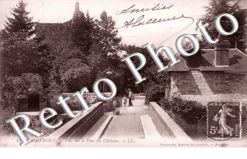 vue sur le pont du chateau