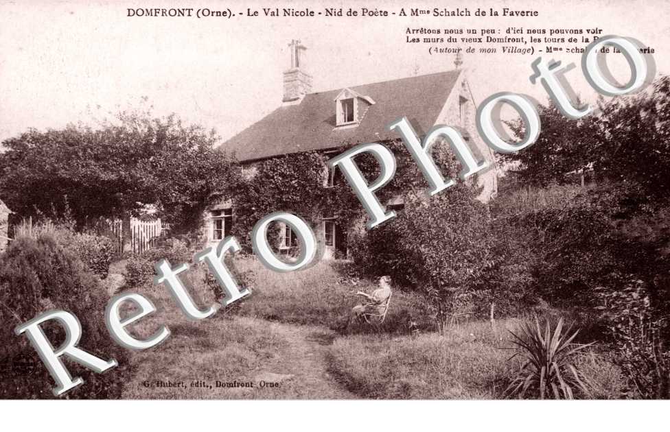le Val Nicole - nid de Poete - a Mme Schalch de la Faverie