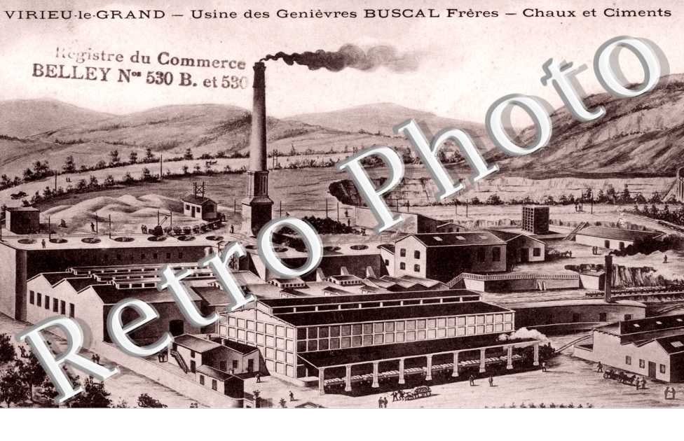 Usines des Genievres Buscal Freres, Chaux et Ciments