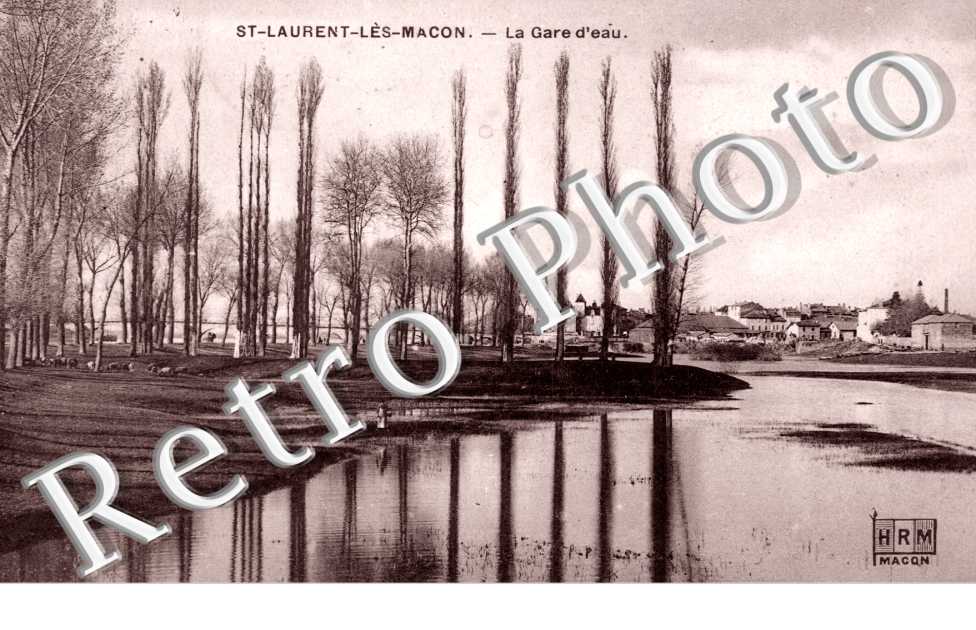 Saint-Laurent-les-Macon, la Gare d&#039;Eau