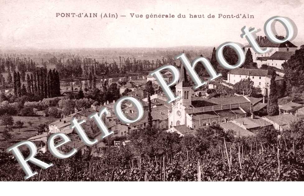Vue Generale du Haut de Pont-d&#039;Ain