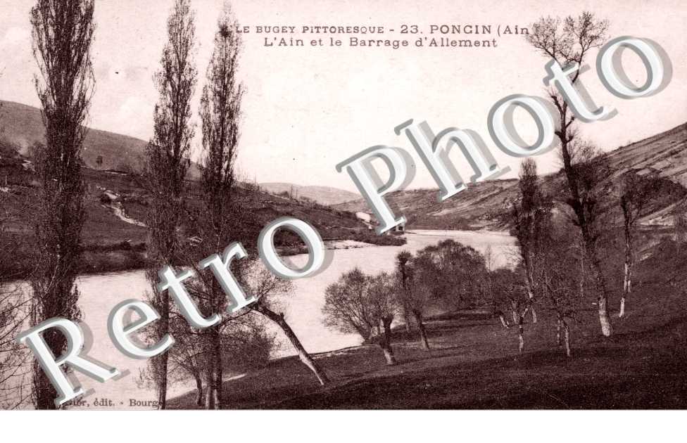 l&#039;Ain et le Barrage d&#039;Allement