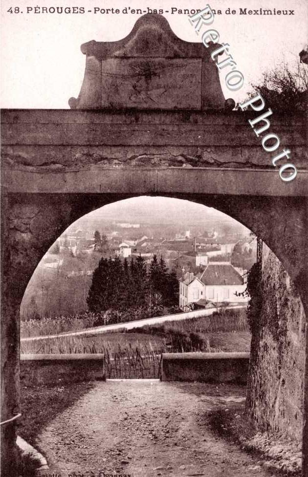 Porte d&#039;en-bas, Panorama de Meximieux