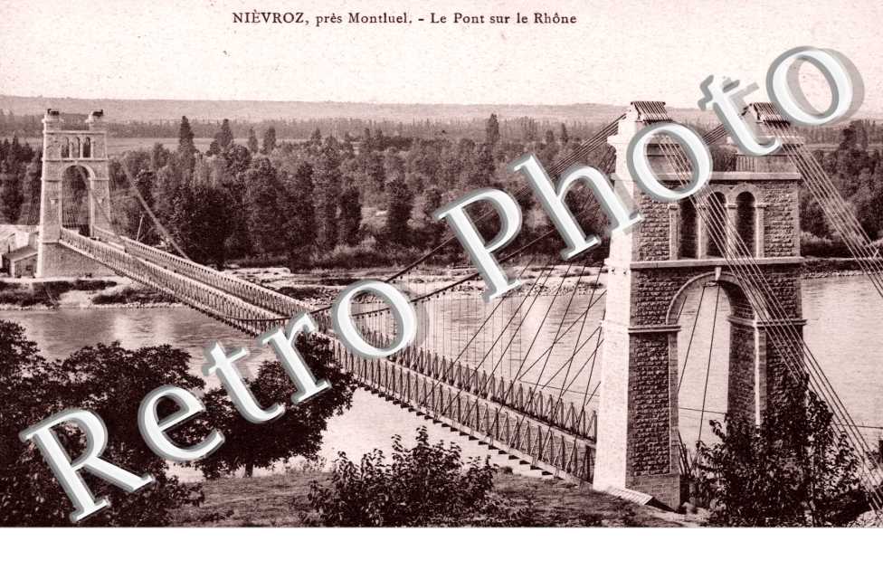 pres montluel, le pont sur le rhone