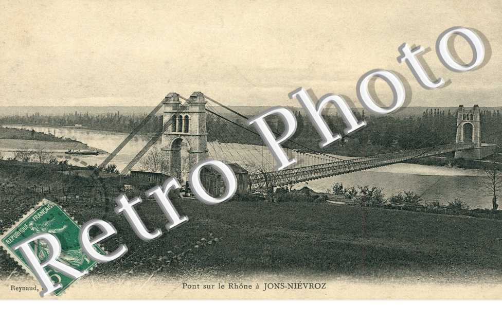 pont sur le rhone a jons-nievroz