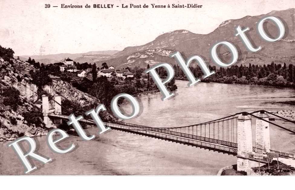 Environs de Belley, le Pont de Yenne a Saint-Didier