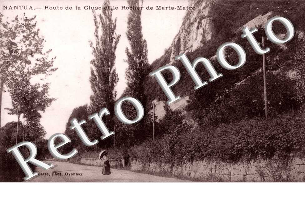 Route de la Cluse et le Rocher de Maria-Matre