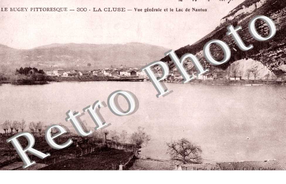 LA CLUSE. Vue generale et le Lac de Nantua
