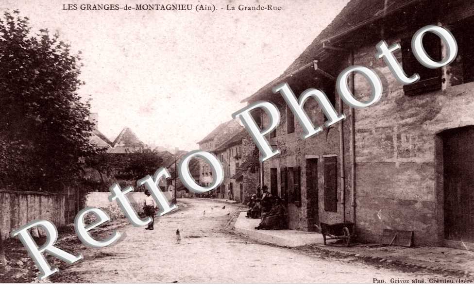 les Granges-de-Montagnieu, la Grande Rue