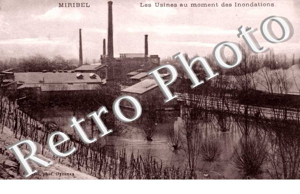 les Usines au moment des Inondations