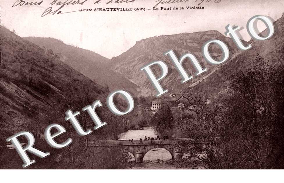 Route d&#039;Hauteville, le Pont de la Violette