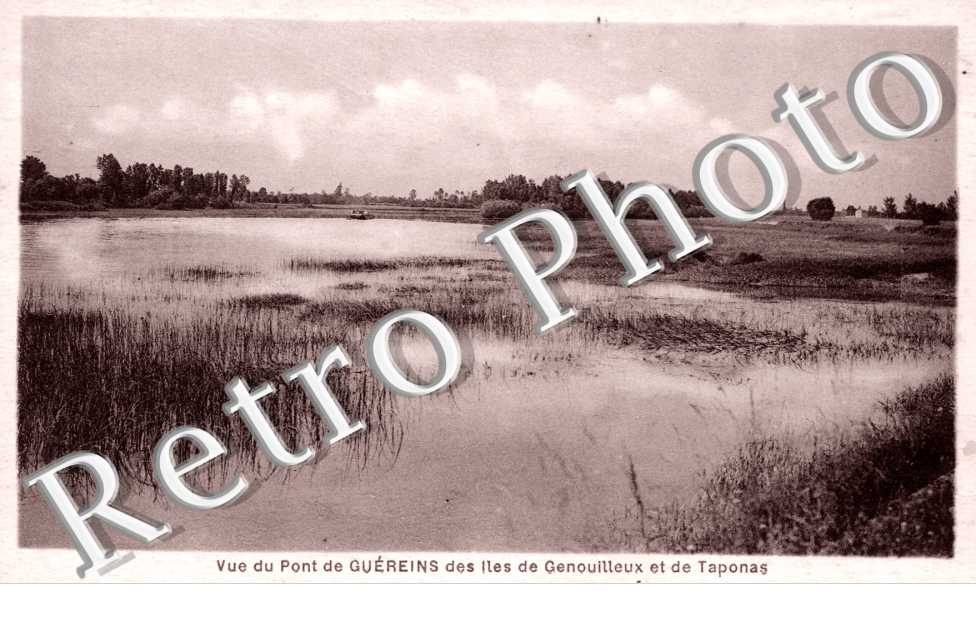 Vue du Pont des iles de Genouilleux et de Taponas