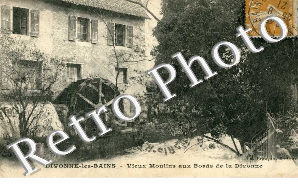 Vieux Moulins aux bords de la Divonne