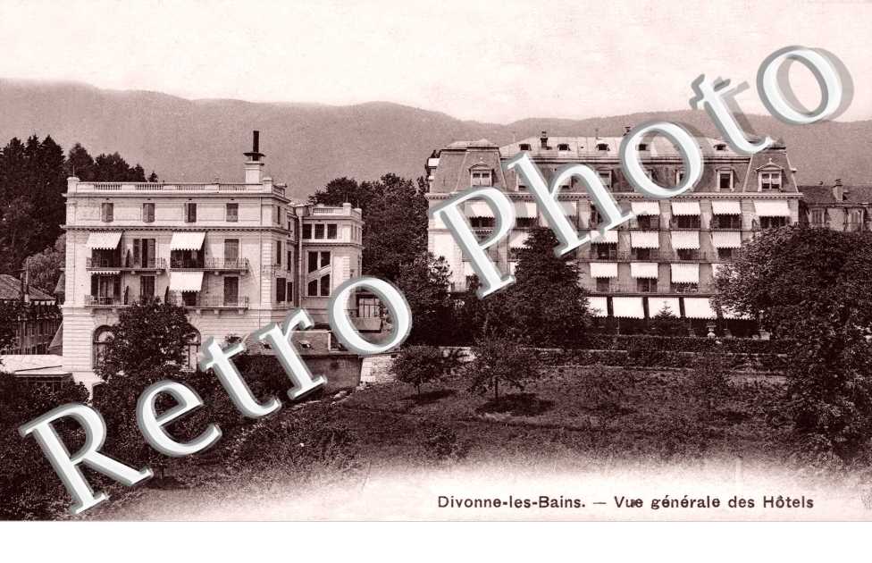 Vue generale des Hotels