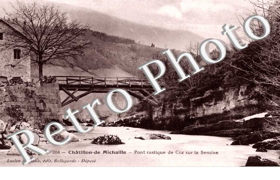 Pont rustique de Coz sur la Semine