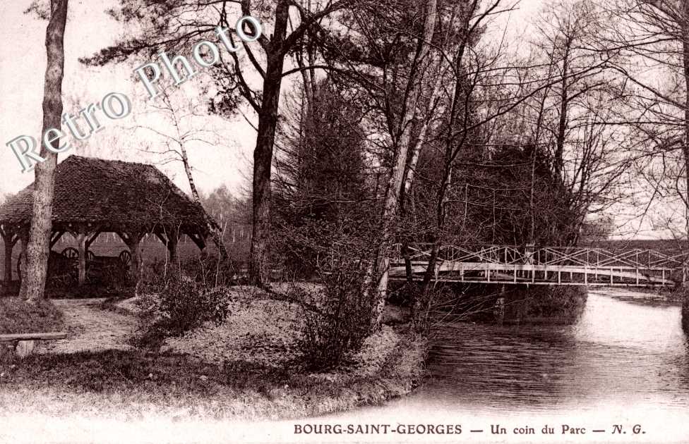 BOURG SAINT GEORGES  un coin du parc