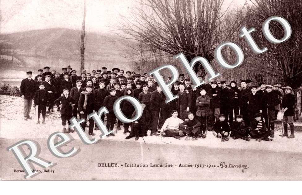institution Lamartine Annee 1913-1914 Patinage