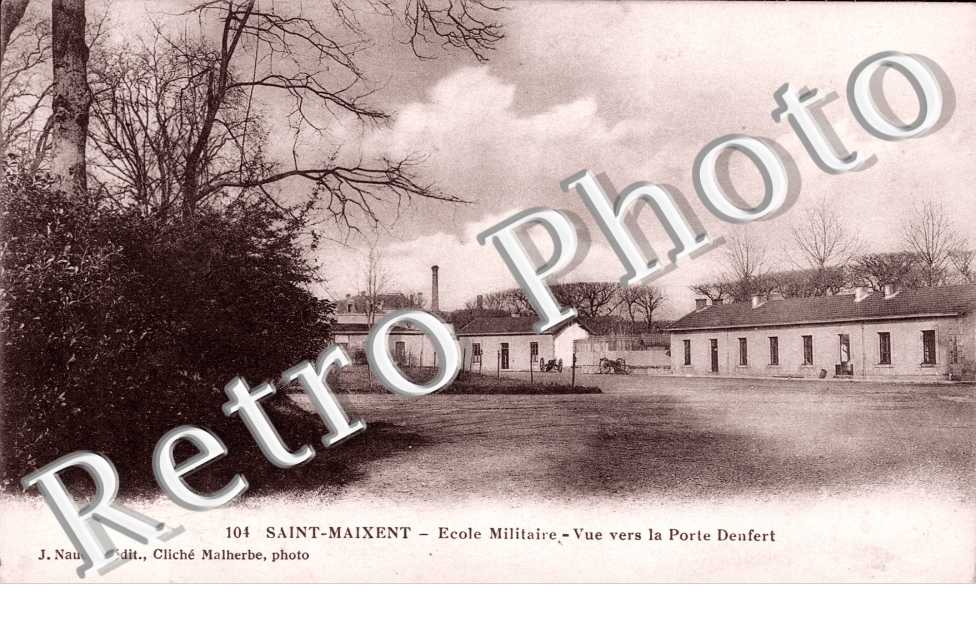 Ecole Militaire, Vue vers la Porte Denfert