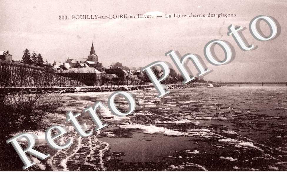 la Loire charrie des glacons
