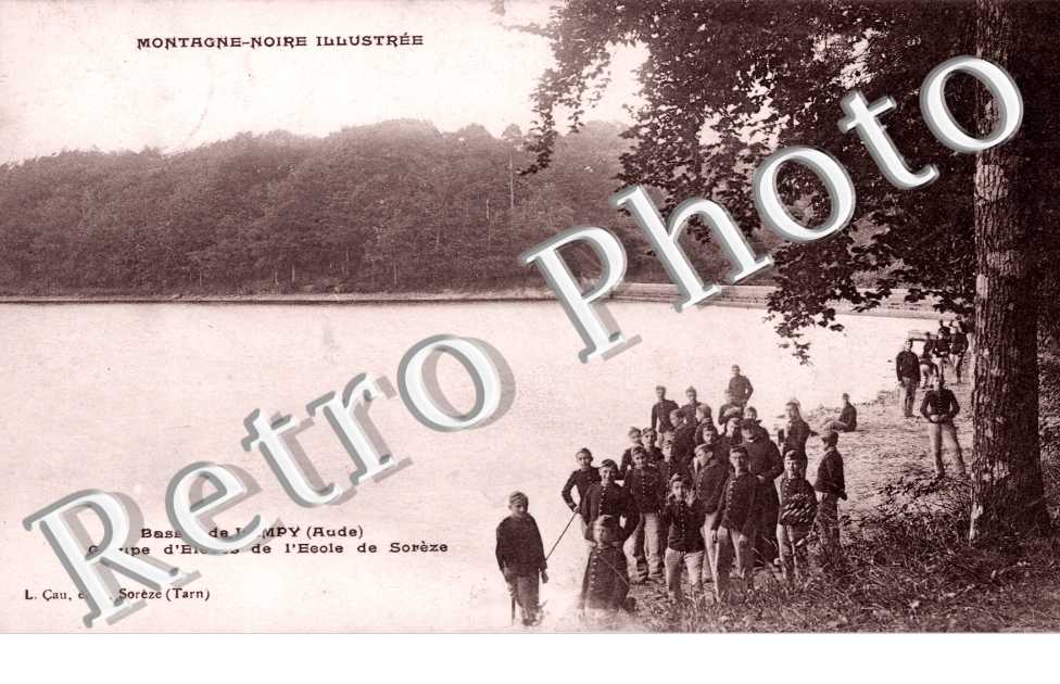 Bassin de Lampy -  groupe d&#039;eleves de Soreze
