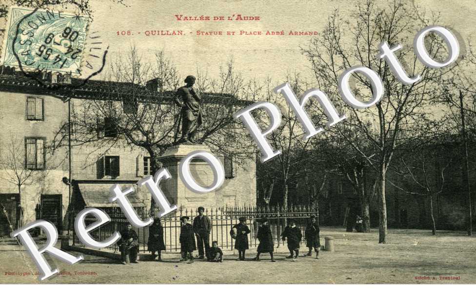 Statue et place Abbe Armand