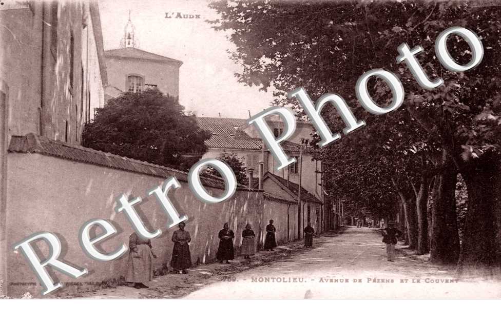 Avenue de Pezens et le couvent