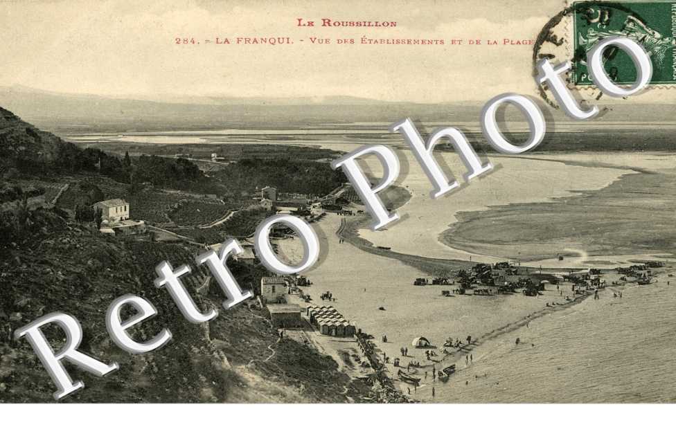 La Franqui - vue des etablissements et de la plage