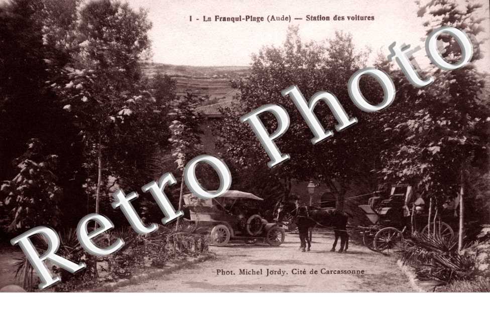 La Franqui-plage  - station des voitures