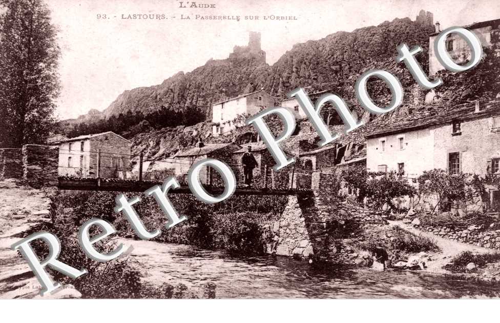 la passerelle sur l&#039;Orbiel