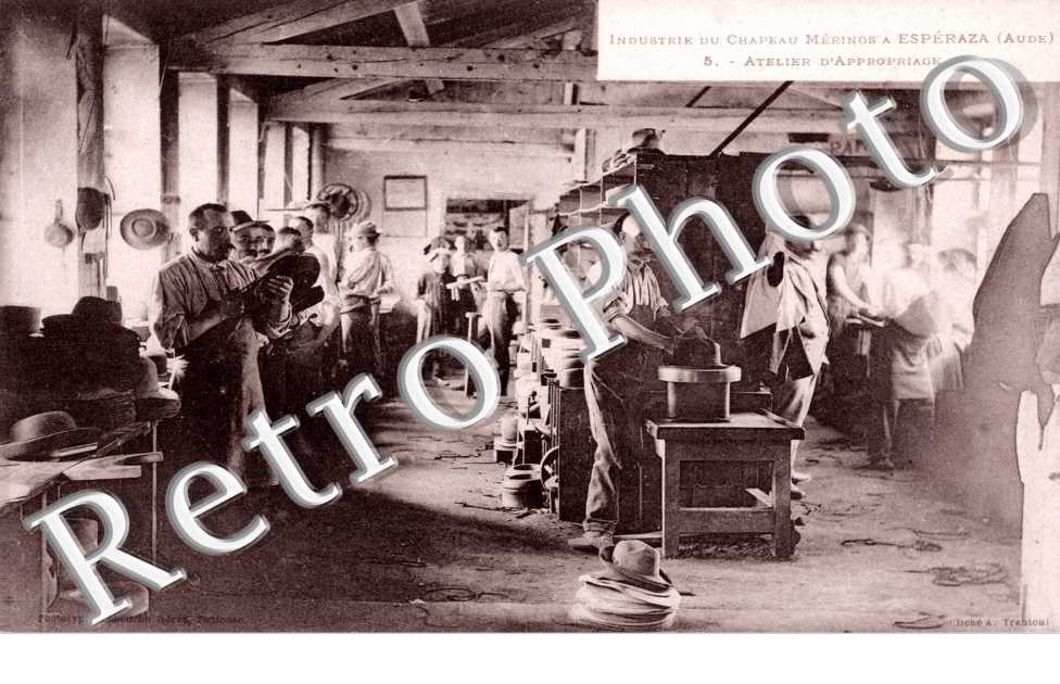 Industrie du Chpaeau Merinos a Esperaza, Atelier d&#039;appropriage