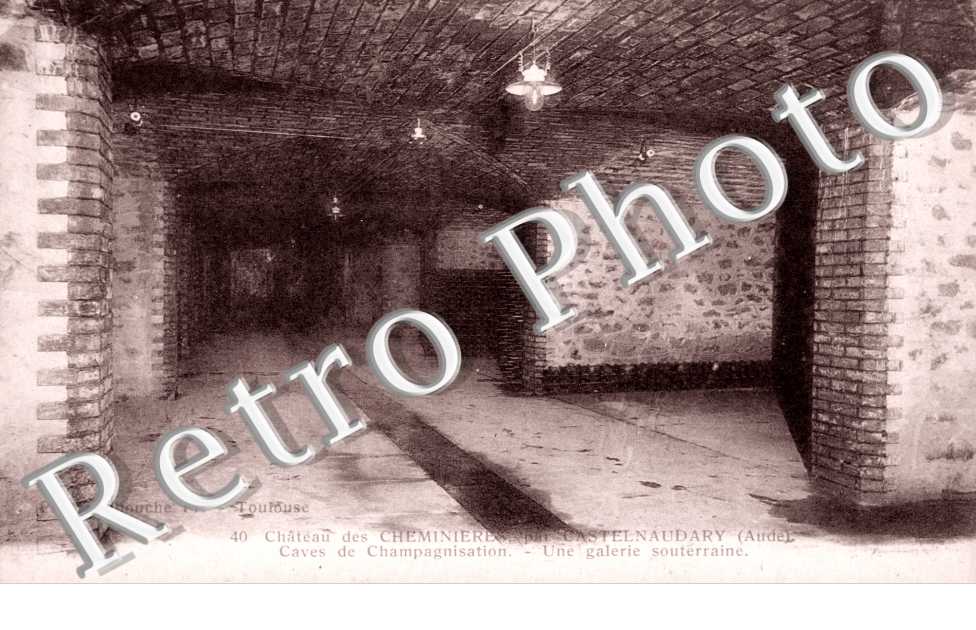 Chateau des Cheminieres, Caves de Champagnisation, Une Galerie Souterraine