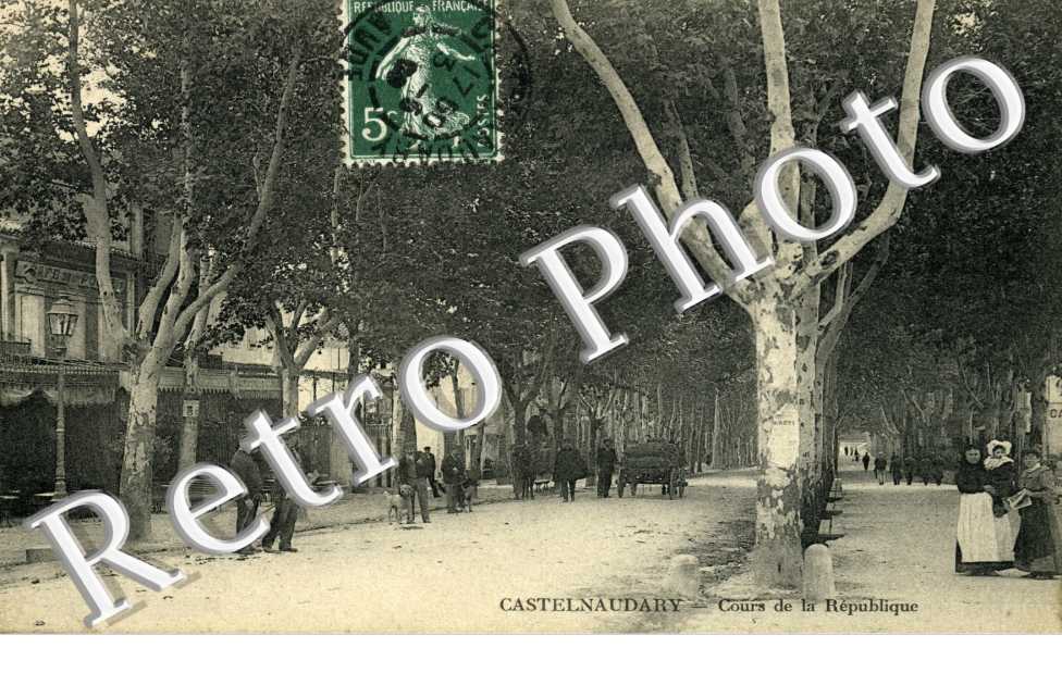 Vue du cours de la république