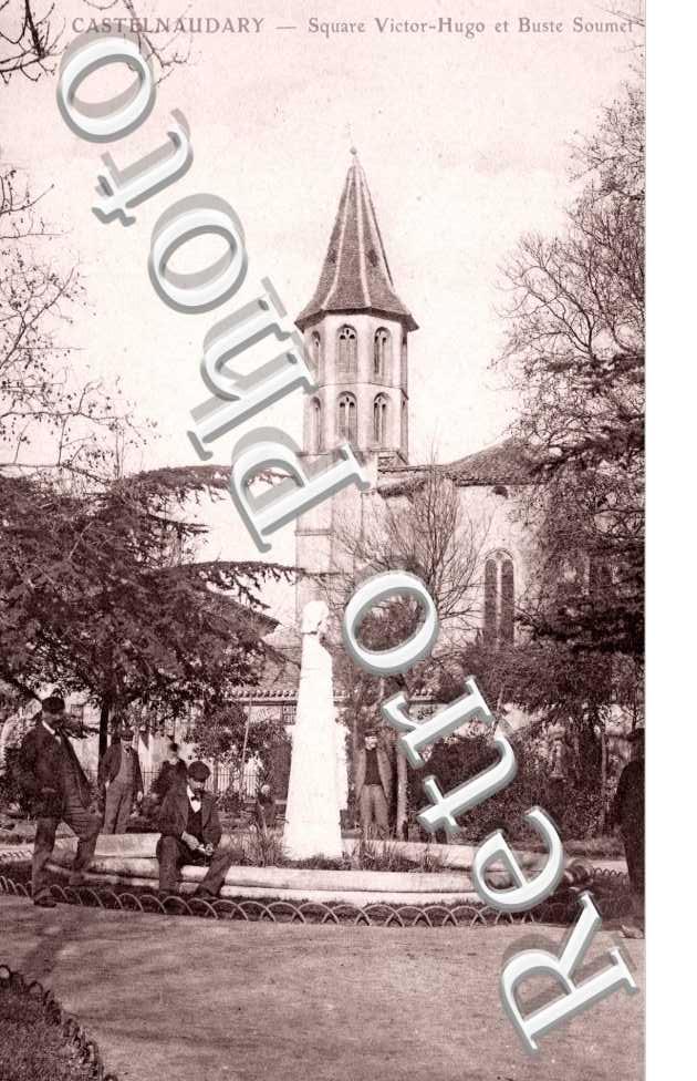 square victor-hugo et buste soumet