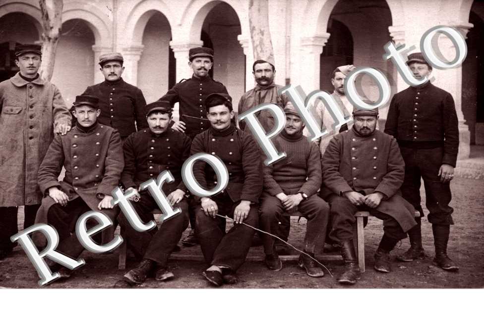 groupe de militaires  1912/1913
