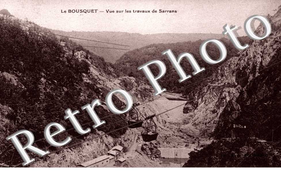 vue sur les Travaux de Sarrans