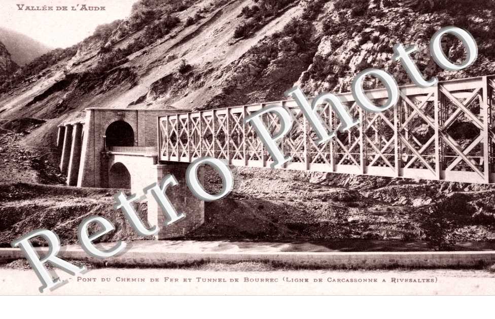 Pont du chemin de fer et  tunnel de Bourrec
