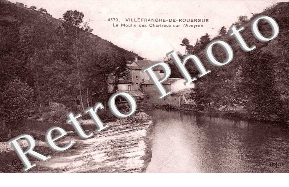 les Moulins des Chartreux sur l&#039;Aveyron