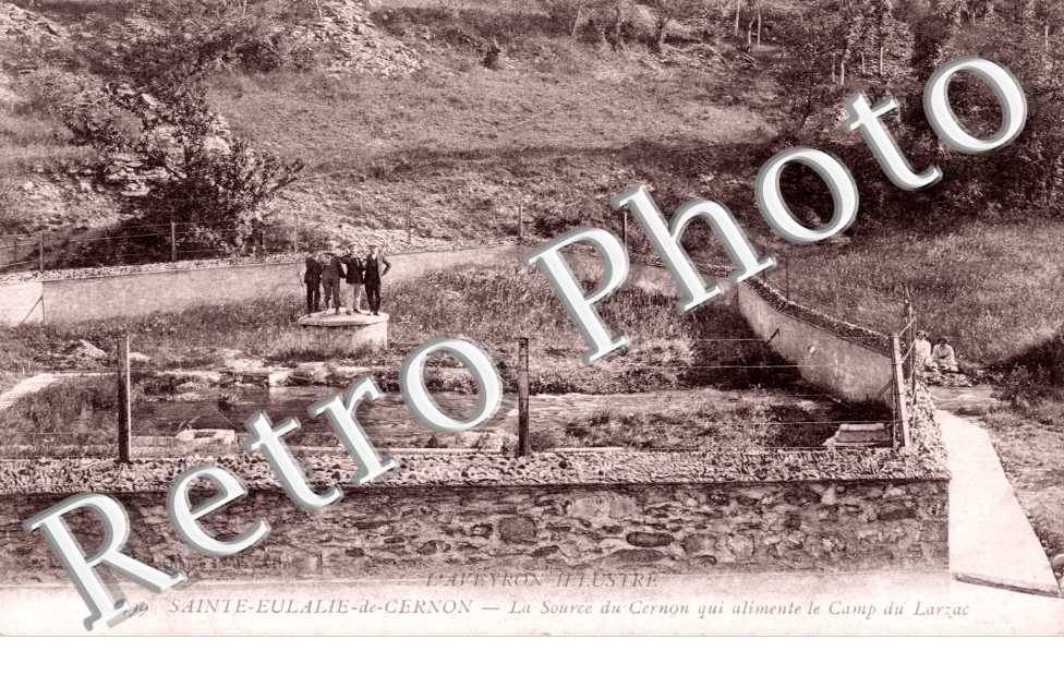 La source de Cernon qui alimente le camp du Larzac