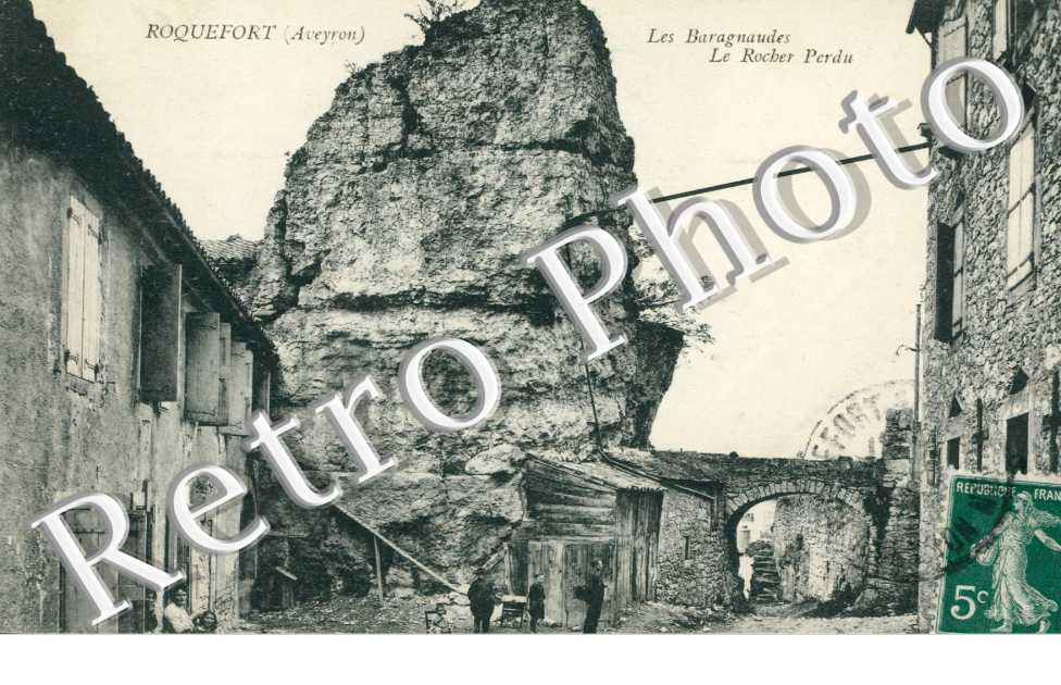 la Baragnaude, le Rocher perdu