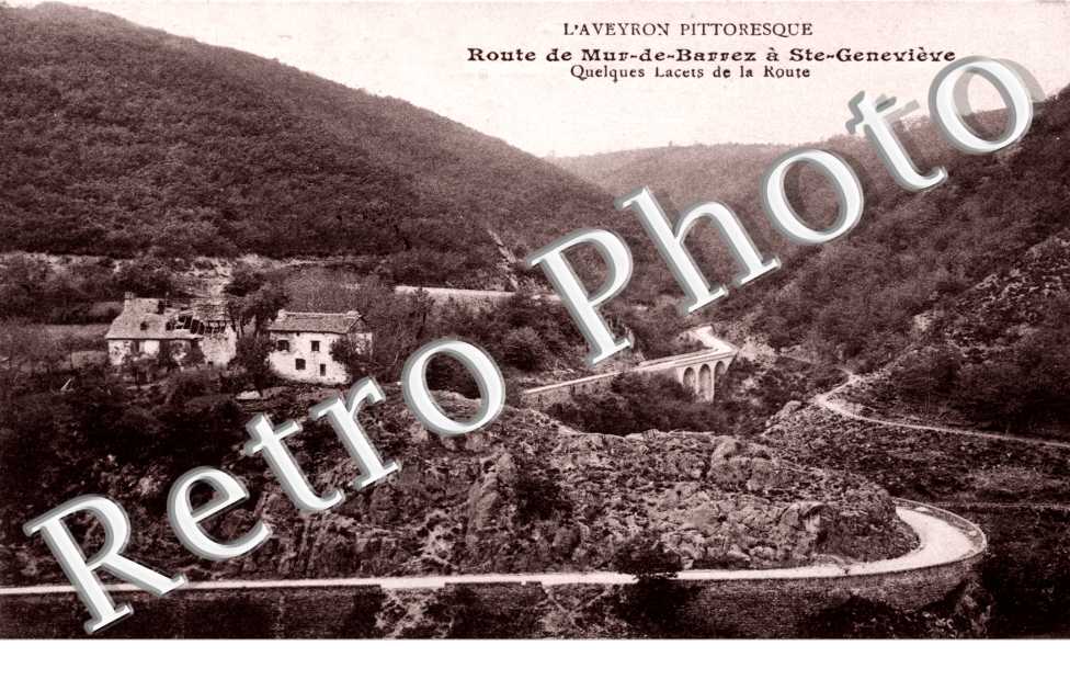 route de Mur de barrez a Ste Genevieve