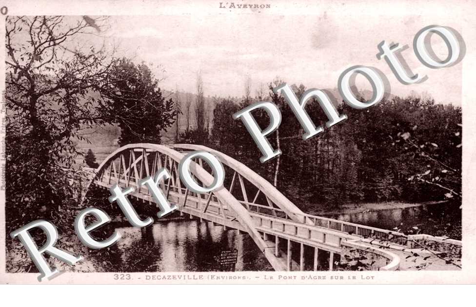 Le pont d'Agre sur le Lot