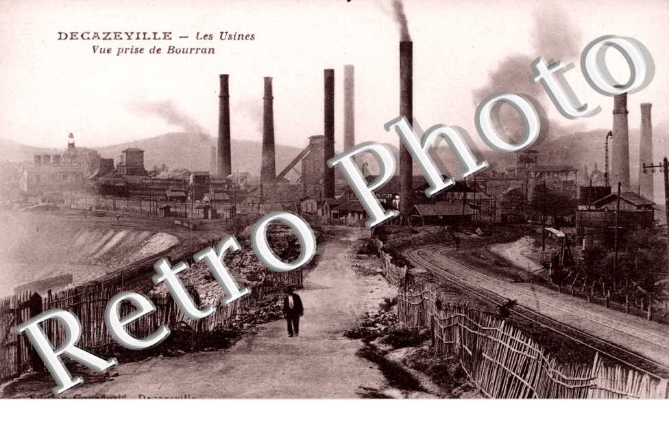 Les usines - vue prise de Bourran
