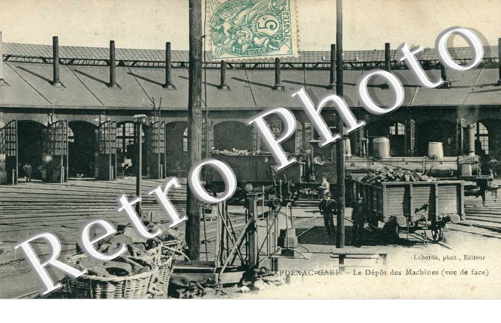 Le dépôt des machines