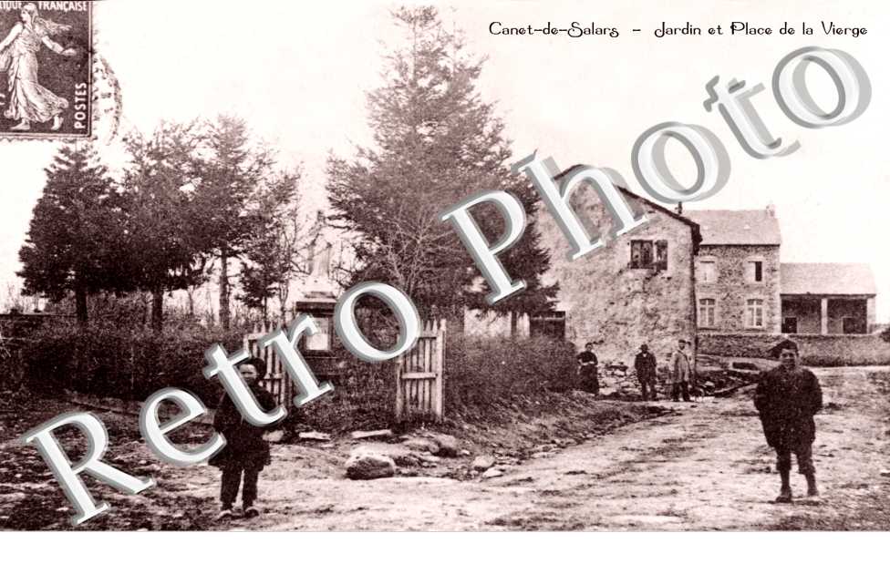 Jardin et place de la vierge -  format 1 maxi