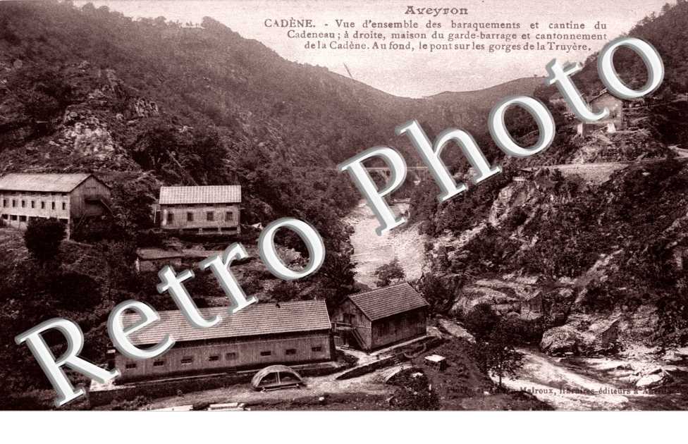 Cadene - vue d&#039;ensemble des baraquements