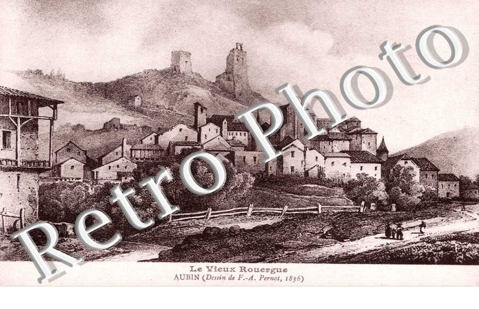 Le vieux Rouergue (dessin de F.A. Pernot 1836)