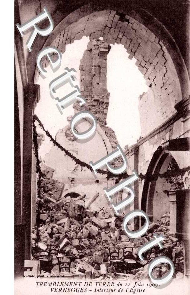 Tremblement de Terre du 11 juin 1909, Interieur de l&#039;Eglise