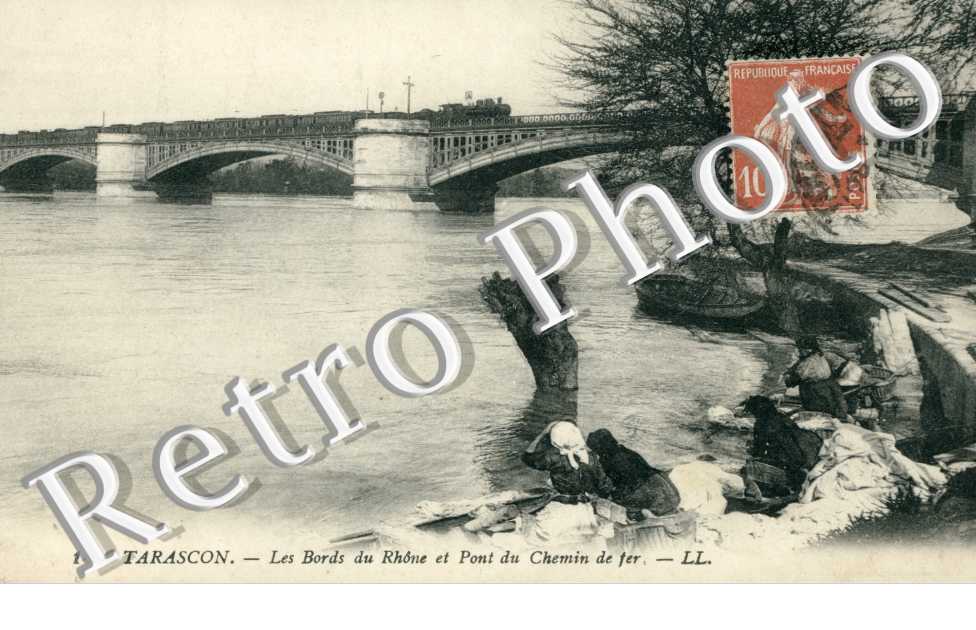 les Bords du Rhone et Pont du Chemin de Fer