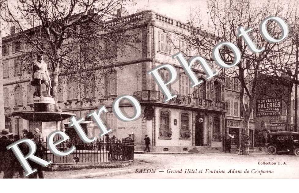 Grand hotel et fontaine Adam de Craponne